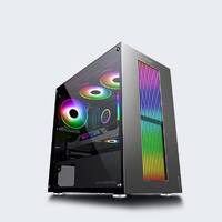 PC Case Armaggeddon Tron VII Tempered Glass mATX Gaming Case Black