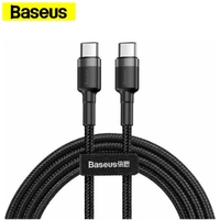 Phone Cable Baseus Cafule PD2.0 60W flash charging USB For Type-C cable 1m Gray+Black