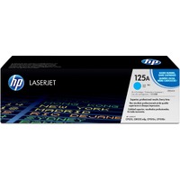 HP 125A Original Laser Toner Cartridge - Cyan - 1 Each - 1400 Pages