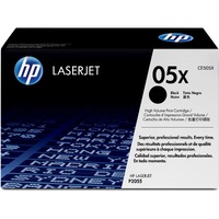 HP 05X Original High Yield Laser Toner Cartridge - Black - 1 Pack - 6500 Pages