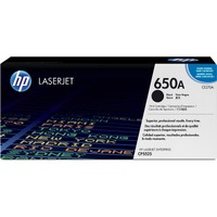 HP 650A Original Laser Toner Cartridge - Black - 1 Each - 13500 Pages