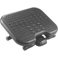 Kensington SoleMassage Footrest - 5" Adjustment - Tilt - Black