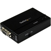 StarTech.com VGA2VID Signal Converter - External - TAA Compliant - Functions: Signal Conversion, Video Conversion - VGA - 1600 x 1200 - S-Video - VGA