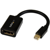 StarTech.com Mini DisplayPort to DisplayPort Adapter, 4K x 2K Video, Ultra HD Mini DP to DP Converter, mDP to DP 1.2 Adapter, Male/Female - First 1 x