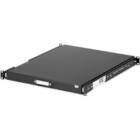 StarTech.com Black Deep Sliding Server Shelf - 25 kg Static/Stationary Weight Capacity