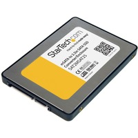 StarTech.com mSATA to SATA Adapter - 1 x SSD Supported - 1 x Total Bay - 1 x 2.5" Bay - Plastic, Aluminium