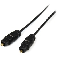 StarTech.com 15 ft Thin Toslink Digital Optical SPDIF Audio Cable - First End: 1 x Toslink Digital Audio - Male - Second End: 1