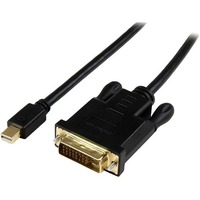 StarTech.com 6ft Mini DisplayPort to DVI Cable, Active Mini DP to DVI-D Adapter/Converter Cable, 1080p Video, mDP to DVI Monitor/Display - First End: