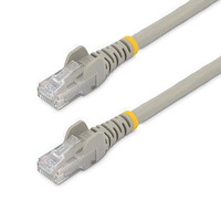 StarTech.com 3m CAT6 Ethernet Cable - Grey Snagless Gigabit - 100W PoE UTP 650MHz Category 6 Patch Cord UL Certified Wiring/TIA - 3m Grey CAT6 cable