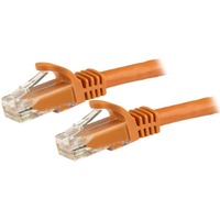 StarTech.com 3m CAT6 Ethernet Cable - Orange Snagless Gigabit - 100W PoE UTP 650MHz Category 6 Patch Cord UL Certified Wiring/TIA - 3m Orange CAT6 &