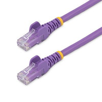 StarTech.com 2m CAT6 Ethernet Cable - Purple Snagless Gigabit - 100W PoE UTP 650MHz Category 6 Patch Cord UL Certified Wiring/TIA - First End: 1 x -