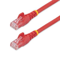 StarTech.com 2m CAT6 Ethernet Cable - Red Snagless Gigabit - 100W PoE UTP 650MHz Category 6 Patch Cord UL Certified Wiring/TIA - First End: 1 x RJ-45