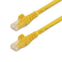 StarTech.com 1m CAT6 Ethernet Cable - Yellow Snagless Gigabit - 100W PoE UTP 650MHz Category 6 Patch Cord UL Certified Wiring/TIA - First End: 1 x -