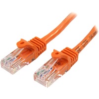 StarTech.com 2 m Orange Cat5e Snagless RJ45 UTP Patch Cable - 2m Patch Cord - First End: 1 x RJ-45 Network - Male - Second End: 1 x RJ-45 Network - -