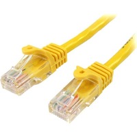 StarTech.com 2 m Yellow Cat5e Snagless RJ45 UTP Patch Cable - 2m Patch Cord - Ethernet Patch Cable - RJ45 Male to Male Cat 5e Cable - Make Fast using