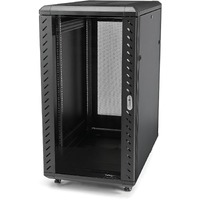 StarTech.com 4-Post 22U Server Rack Cabinet, 19" Data Rack Cabinet for Computer / IT Equipment, Home Network Rack, Half Height Server Rack - 4-Post -