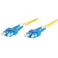 StarTech.com 2m Fiber Optic Cable - Single-Mode Duplex 9/125 - LSZH - SC/SC - OS1 - SC to SC Fiber Patch Cable - First End: 2 x SC Network - Male - 2