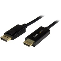 StarTech.com 16ft (5m) DisplayPort to HDMI Cable, 4K 30Hz Video, DP 1.2 to HDMI Adapter Cable Converter for HDMI Monitor/Display, Passive - First 1 x