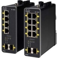 Cisco 1000 IE-1000-4T1T-LM 5 Ports Manageable Ethernet Switch - Fast Ethernet - 10/100Base-T - 2 Layer Supported - Twisted Pair - Rail-mountable