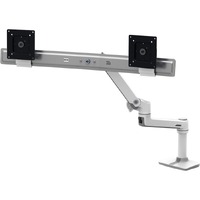 Ergotron Desk Mount for Monitor - White - 2 Display(s) Supported - 63.5 cm (25") Screen Support - 9.98 kg Load Capacity - 100 x 100, 75 x 75