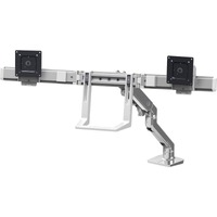 Ergotron Mounting Arm for Monitor, TV - Polished Aluminum - Height Adjustable - 2 Display(s) Supported - 81.3 cm (32") Screen Support - 15.88 kg Load