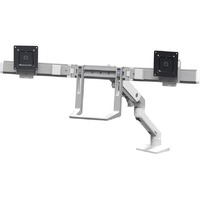 Ergotron Mounting Arm for Monitor, TV - White - Height Adjustable - 2 Display(s) Supported - 81.3 cm (32") Screen Support - 15.88 kg Load Capacity -