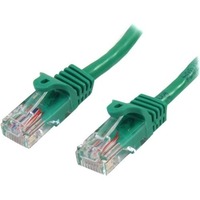 StarTech.com 5m Green Cat5e Patch Cable with Snagless RJ45 Connectors - Long Ethernet Cable - 5 m Cat 5e UTP Cable - Make Fast Ethernet connections -