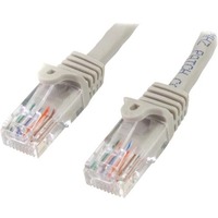 StarTech.com 10m Gray Cat5e Patch Cable with Snagless RJ45 Connectors - Long Ethernet Cable - 10 m Cat 5e UTP Cable - Make Fast Ethernet connections