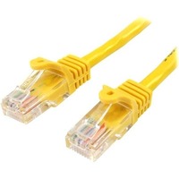 StarTech.com 10m Yellow Cat5e Patch Cable with Snagless RJ45 Connectors - Long Ethernet Cable - 10 m Cat 5e UTP Cable - Make Fast Ethernet with PoE -