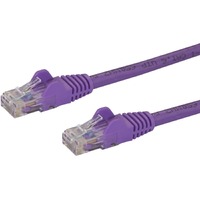 StarTech.com 5m CAT6 Ethernet Cable - Purple Snagless Gigabit - 100W PoE UTP 650MHz Category 6 Patch Cord UL Certified Wiring/TIA - 5m Purple CAT6 &