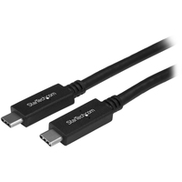 StarTech.com 1m 3 ft USB C to USB C Cable - M/M - USB 3.0 (5Gbps) - USB Type C Cable - USB C Charging Cable - Connect your USB Type-C devices Connect