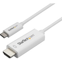 StarTech.com 3ft (1m) USB C to HDMI Cable - 4K 60Hz USB Type C DP Alt Mode to HDMI 2.0 Video Display Adapter Cable - Works w/Thunderbolt 3 - First 1