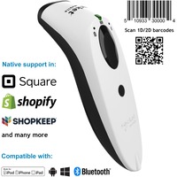 Socket Mobile SocketScan S740 Handheld Barcode Scanner - Wireless Connectivity - White - 1D, 2D - Imager - Bluetooth