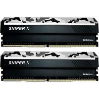 G.SKILL Sniper X RAM Module - 32 GB (2 x 16GB) - DDR4-3600/PC4-28800 DDR4 SDRAM - 3600 MHz - CL19 - 1.35 V - Non-ECC - Unbuffered - 288-pin - DIMM -