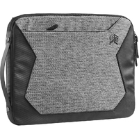 STM Goods Myth Carrying Case (Sleeve) for 33 cm (13") Notebook - Granite Black - Water Resistant - Fabric, Polyurethane, Fleece, Polyester Body - - x