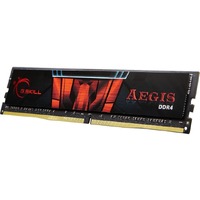 G.SKILL AEGIS RAM Module - 8 GB (1 x 8GB) - DDR4-2666/PC4-21300 DDR3 SDRAM - 2666 MHz - CL19 - 1.20 V - Non-ECC - Unbuffered - 288-pin - DIMM -