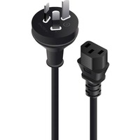 Alogic Standard Power Cord - 1 m - Australia - For Computer - IEC 60320 C13 - 250 V AC10 A - Black