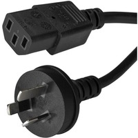 StarTech.com 3m 10 ft Power Supply Cord - AS/NZS 3112 to C13 - Computer Power Cord - Monitor Power Cord - Computer Monitor Cable - 3m (9.8ft) Laptop