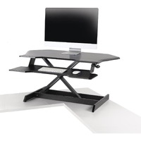 Ergotron WorkFit Height Adjustable Multipurpose Desktop Riser - Up to 76.2 cm (30") Screen Support - 15.88 kg Load Capacity - Desktop, Tabletop -