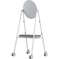 Steelcase Roam Interactive Whiteboard Stand - 166.1 cm Height x 67.3 cm Width x 77.2 cm Depth - Arctic White