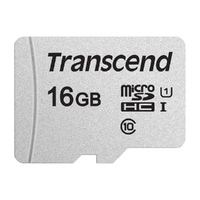 Transcend 16 GB Class 10/UHS-I (U1) microSDHC - 95 MB/s Read - 45 MB/s Write