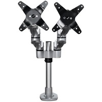 StarTech.com Desk Mount Dual Monitor Arm, Premium Articulating Desktop VESA Mount up to 27" (17.6lb/8kg) Displays, Height Adjustable - VESA heavy for