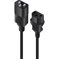 Alogic Power Extension Cord - 1.50 m - For Computer, Server - IEC 60320 C13 / IEC 60320 C14 - 10 A - Black