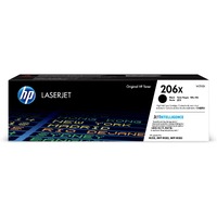 HP 206X Original High Yield Laser Toner Cartridge - Black Pack - 3150 Pages