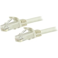 StarTech.com 7.5m CAT6 Ethernet Cable - White Snagless Gigabit - 100W PoE UTP 650MHz Category 6 Patch Cord UL Certified Wiring/TIA - 7.5m White CAT6