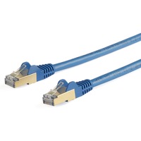 StarTech.com 5m CAT6a Ethernet Cable - 10 Gigabit Category 6a Shielded Snagless 100W PoE Patch Cord - 10GbE Blue UL Certified Wiring/TIA - CAT6a 10 &