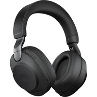 Jabra Evolve2 85 Wireless Over-the-head Stereo Headset - Black - Binaural - Supra-aural - Bluetooth