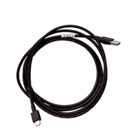 Zebra 2.13 m USB/USB-C Data Transfer Cable for Cradle - Midnight Black