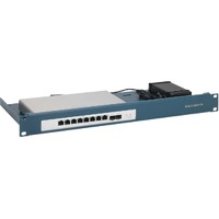 RACKMOUNT.IT Cisrack RM-CI-T3 1U Rack-mountable Rackmount Kit for Firewall, Switch - 482.60 mm Rack Width - Jet Black