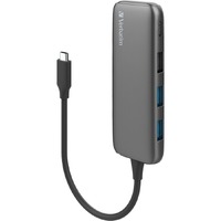 Verbatim USB Hub - USB 3.1 (Gen 1) Type C - External - Grey - 4 Total USB Port(s) - 1 USB 2.0 Port(s) - 2 USB 3.1 Port(s)